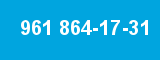 961 864-17-31 961 864-17-31